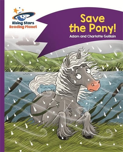 Front Cover Of Rp Save The Pony! - Purple: Comet Street Kids
