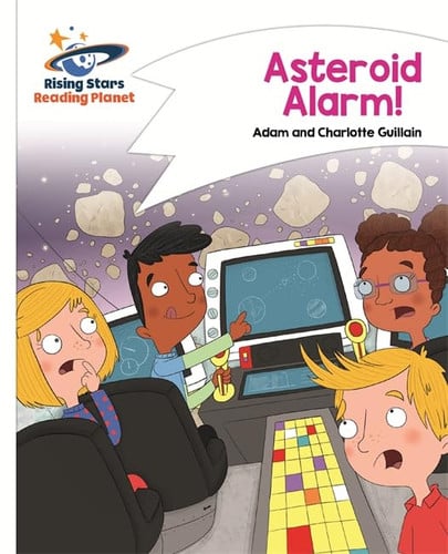 Front Cover Of Rp Asteroid Alarm! - White: Comet Street Kids