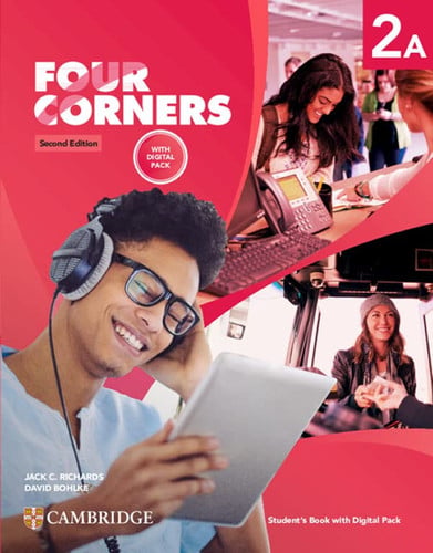Front Cover Of Four Corners Level 2A Student's Book with Digital Pack