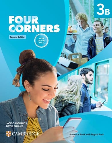 Front Cover Of Four Corners Level 3B Student's Book with Digital Pack