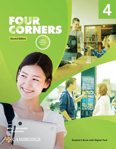 Front Cover Of Four Corners Level 4 Student's Book with Digital Pack
