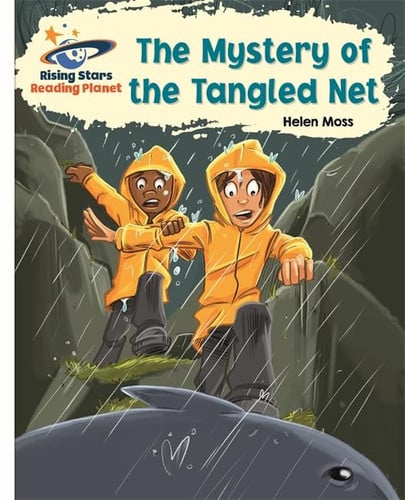 Front Cover Of The Mystery Of The Tangled Net - White: Galaxy