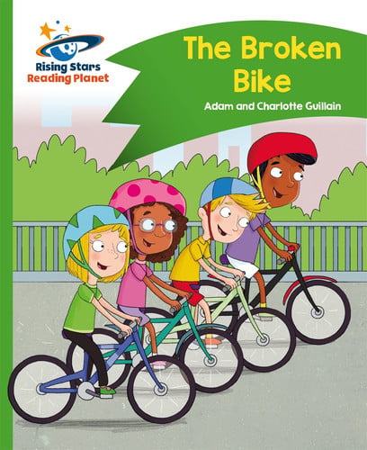 Front Cover Of The Broken Bike - Green: Comet Street Kids