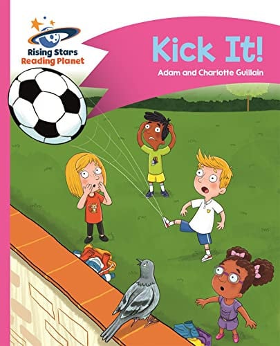 Front Cover Of Kick It! - Pink B: Comet Street Kids