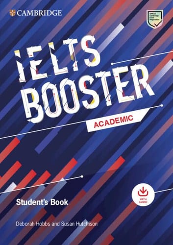 Front Cover Of Cambridge English Exam Boosters IELTS Booster Academic Student's Book with Answers with Audio