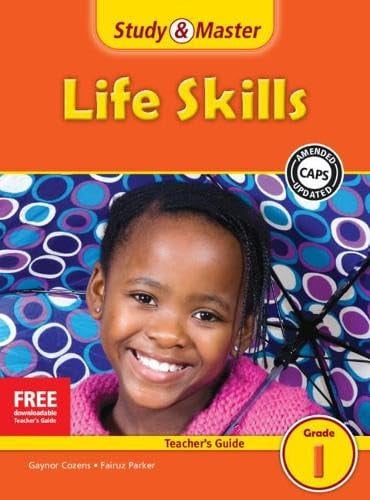 Front Cover Of Study & Master Life Skills Teacher's File Grade 1