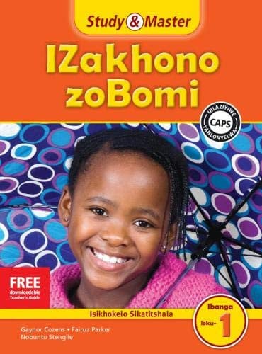 Front Cover Of Study & Master IZakhono zoBomi Ifayile Katitshala Ibanga loku-1