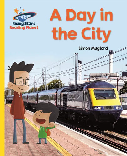 Front Cover Of A Day In The City - Yellow: Galaxy