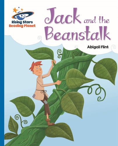 Front Cover Of Jack And The Beanstalk - Blue: Galaxy