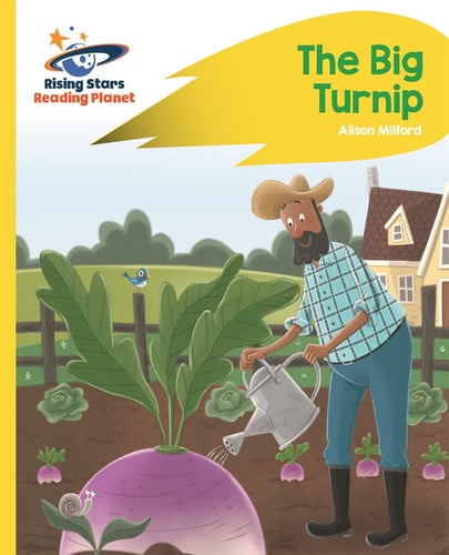 Front Cover Of The Big Turnip - Yellow: Rocket Phonics