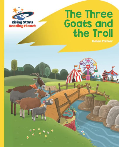 Front Cover Of The Three Goats & The Troll - Yellow