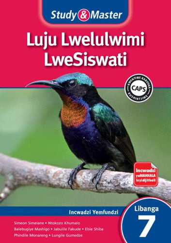 Front Cover Of Study & Master Luju Lwelulwimi LweSiswati Incwadzi Yemfundzi Libanga 7