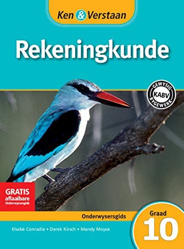 Front Cover Of Ken & Verstaan Rekeningkunde Onderwysersgids Graad 10