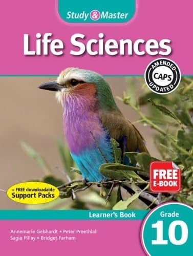 Front Cover Of Study & Master Life Sciences Learner's Book Grade 10