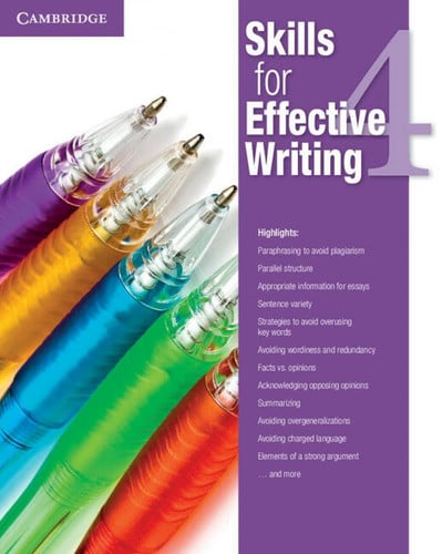 Front Cover Of Skills for Effective Writing Level 4 Student's Book