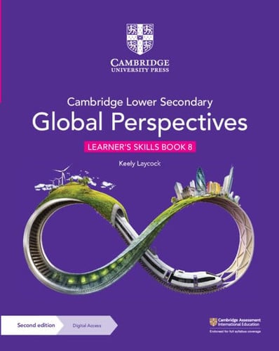 Front Cover Of Cambridge Lower Secondary Global Perspectives Learner's Skills Book 8 with Digital Access (1 Year)