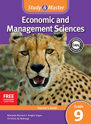 Front Cover Of Study & Master Economic and Management Sciences Teacher's Guide Grade 9
