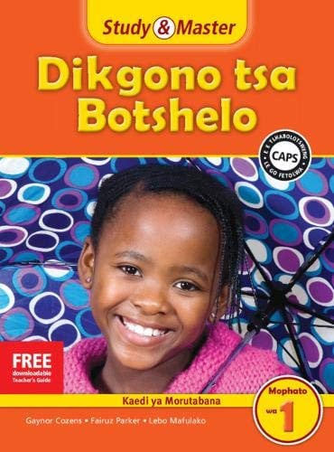 Front Cover Of Study & Master Dikgono tsa Botshelo Faele ya Morutabana Mophato wa 1