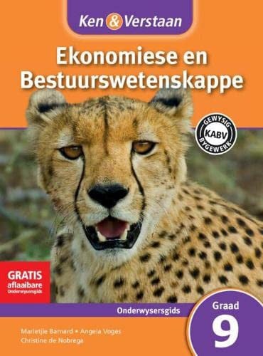 Front Cover Of Ken & Verstaan Ekonomiese en Bestuurswetenskappe Onderwysersgids Graad 9