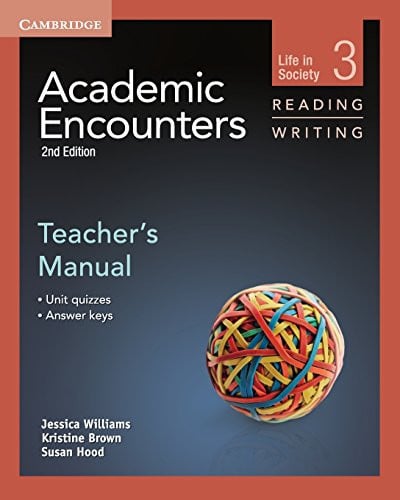 Front Cover Of Academic Encounters Level 3 Teacher's Manual Reading and Writing