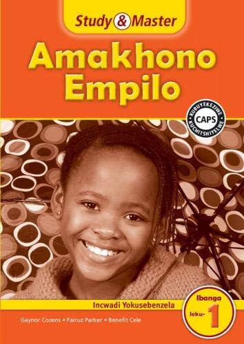 Front Cover Of Study & Master Amakhono Empilo Incwadi Yokusebenzela Ibanga loku-1