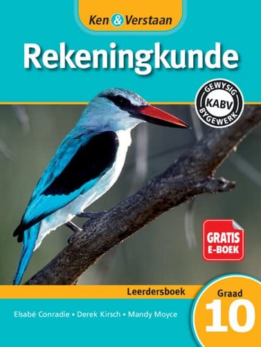 Front Cover Of Ken & Verstaan Rekeningkunde Leerdersboek Graad 10
