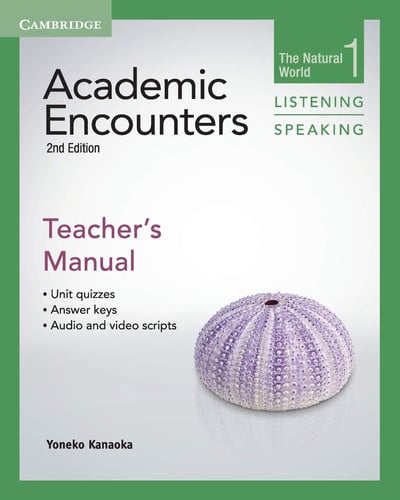 Front Cover Of Academic Encounters Level 1 Teacher's Manual Listening and Speaking