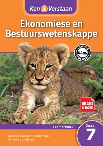 Front Cover Of Ken & Verstaan Ekonomiese en Bestuurswetenskappe Leerdersboek Graad 7