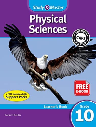 Front Cover Of Study & Master Physical Sciences Learner's Book Grade 10