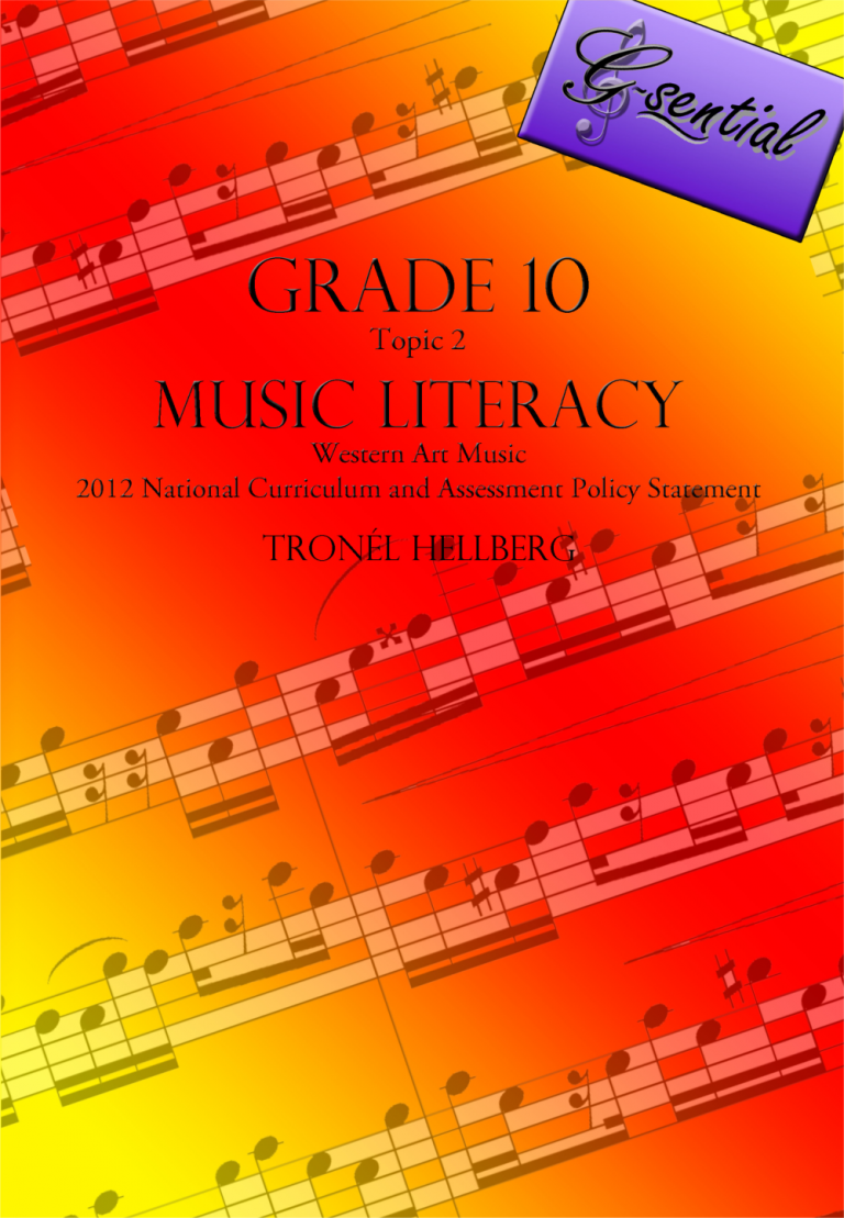 Grade 10 Music Literacy