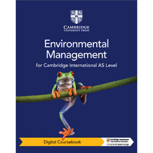 Front Cover Of DIGITAL - Cambridge International AS Level Environmental Management Digital Coursebook (2 Years)