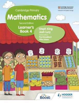 Front Cover Of Cambridge Primary Mathematics Learner'S Book 4
