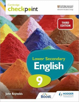 Front Cover Of Cambridge Checkpoint Lower Secondary English Lb 9