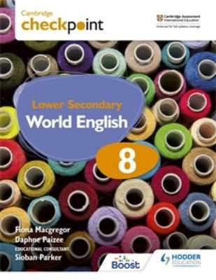 Front Cover Of Cam Checkpoint Lower Secondary World English Sb 8