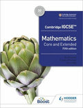 Front Cover Of Cam Igcse Maths Core And Extended 5Th Ed