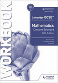 Front Cover Of Hodder Cambridge IGCSE Core and Extended Mathematics Workbook (5th Edition)