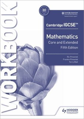 Front Cover Of Hodder Cambridge IGCSE Core and Extended Mathematics Workbook (5th Edition)
