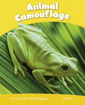 Front Cover Of Pearson English Kids 6: Animal Camouflage Reader