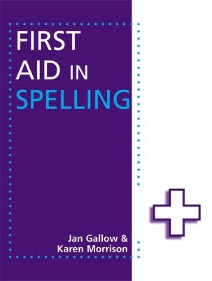 Front Cover Of First Aid In Spelling