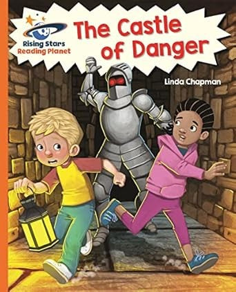 Front Cover Of The Castle Of Danger - Orange: Galaxy