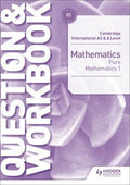 Front Cover Of Cam/Ie As & A Level Pure Maths 1 Quest & Wb