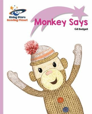 Front Cover Of Rp Monkey Says - Lilac Plus: Lift-Off First Words