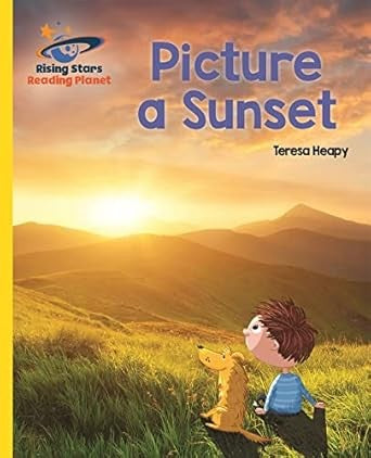Front Cover Of Picture A Sunset - Yellow