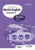 Front Cover Of Cambridge Primary World English Workbook 3