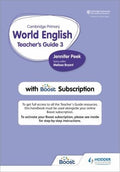 Front Cover Of Cambridge Primary World English Teacher'S Guide 3