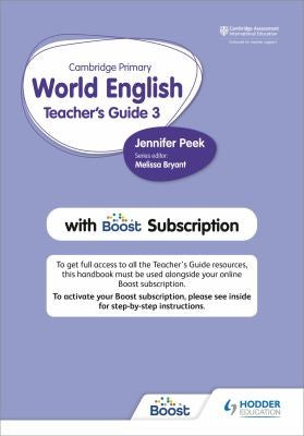 Front Cover Of Cambridge Primary World English Teacher'S Guide 3