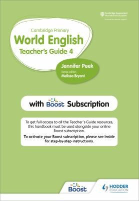 Front Cover Of Cambridge Primary World English Teacher'S Guide 4