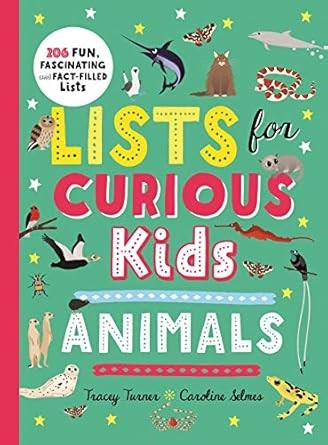 Front Cover Of Lists For Curious Kids: Animals Pb