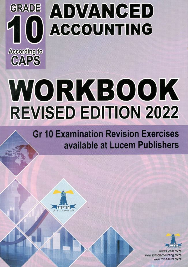 Advanced Accounting Grade 10 (AA) Workbook(2025 edition)