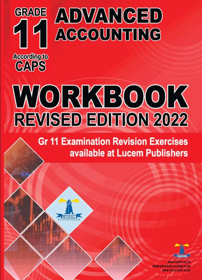 Advanced Accounting (AA) Grade 11 Workbook (2025 edition)